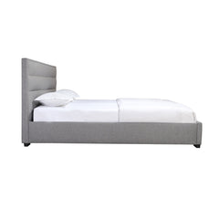 Bed - Queen / Gray Fabric