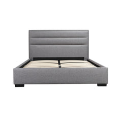 Bed - King / Gray Fabric