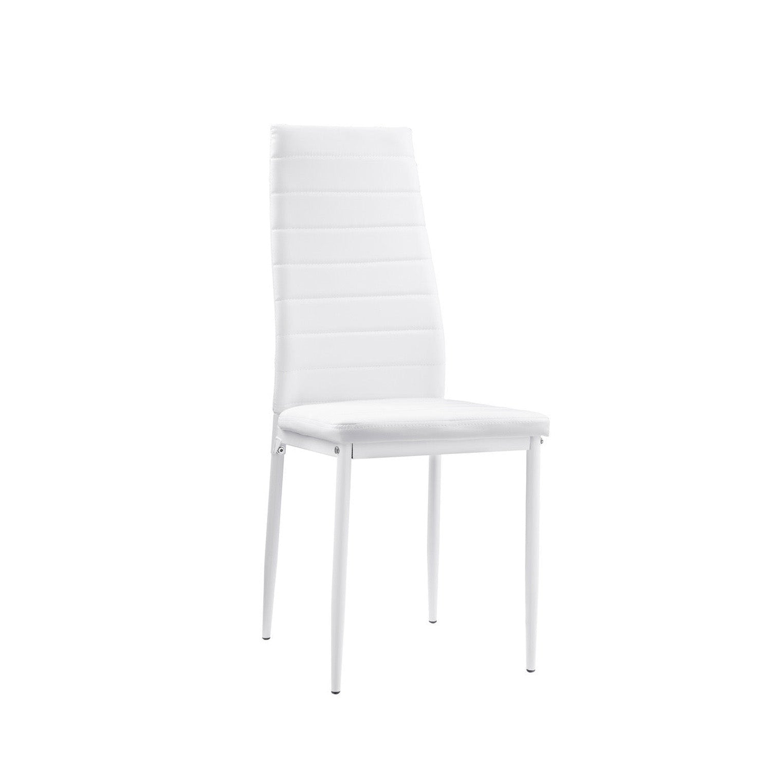 Florian - Chaise de Salle à Manger - Simili-Cuir Blanc