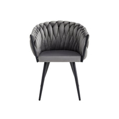 Skye - Dining Chair - Grey Velvet