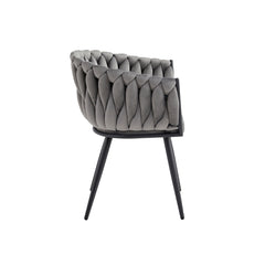 Skye - Dining Chair - Grey Velvet