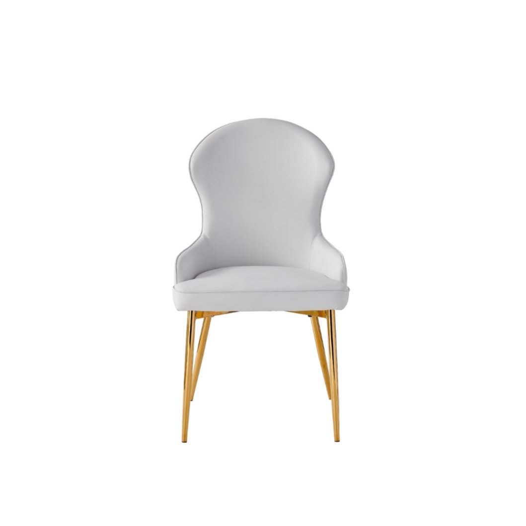 Venus - Dining Chair - White PU Leather