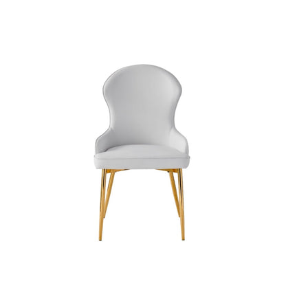 Venus - Dining Chair - White PU Leather