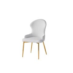 Venus - Dining Chair - White Faux Leather