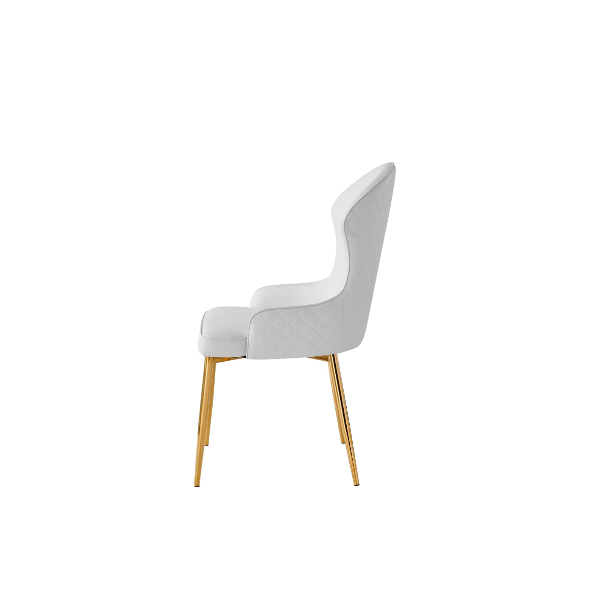 Venus - Dining Chair - White PU Leather