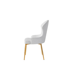 Venus - Dining Chair - White Faux Leather