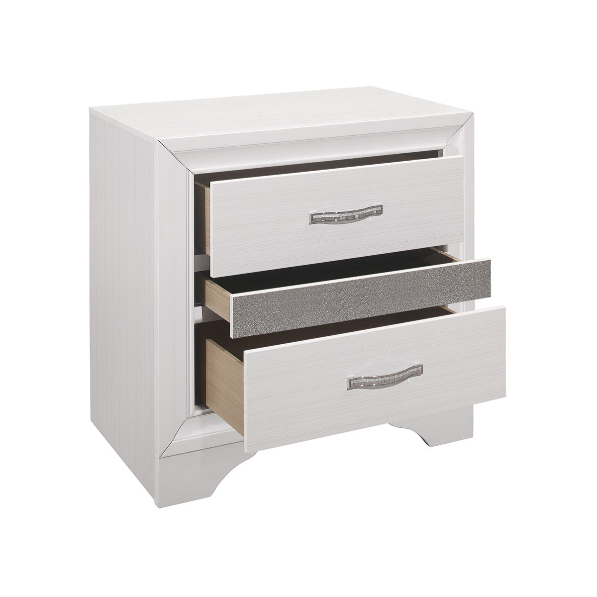 Luster - Table de chevet - Blanc