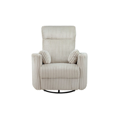 Dancy - Fauteuil inclinable pivotant - Ivoire Corduroy