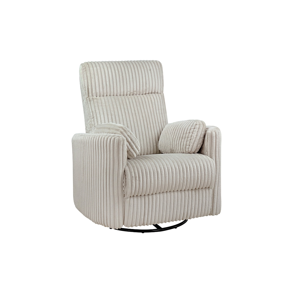Dancy - Fauteuil inclinable pivotant - Ivoire Corduroy