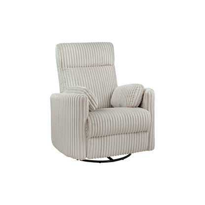 Dancy - Fauteuil inclinable pivotant - Ivoire Corduroy