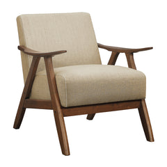 Accent Chair - Damala - Light Brown Fabric