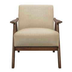 Accent Chair - Damala - Light Brown Fabric