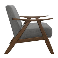 Accent Chair - Damala - Gray Fabric
