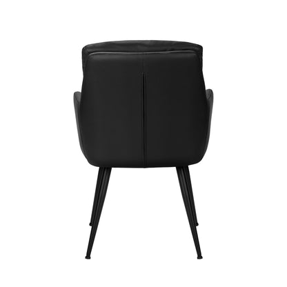 Jerry - Dining Chair - Black PU Leather