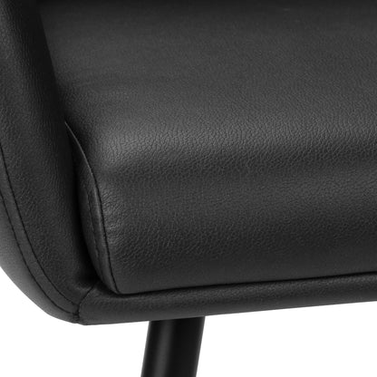 Jerry - Dining Chair - Black PU Leather