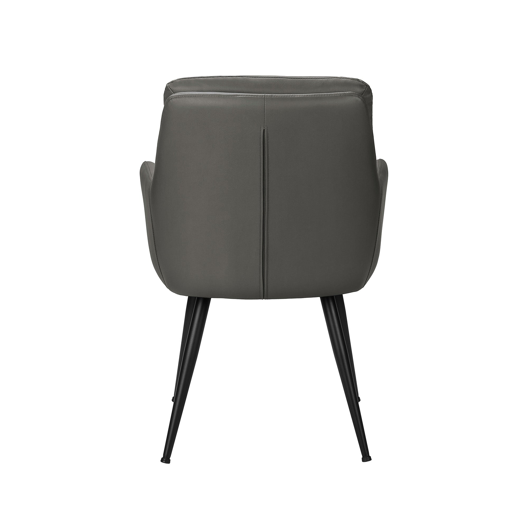 Jerry - Dining Chair - Grey PU Leather