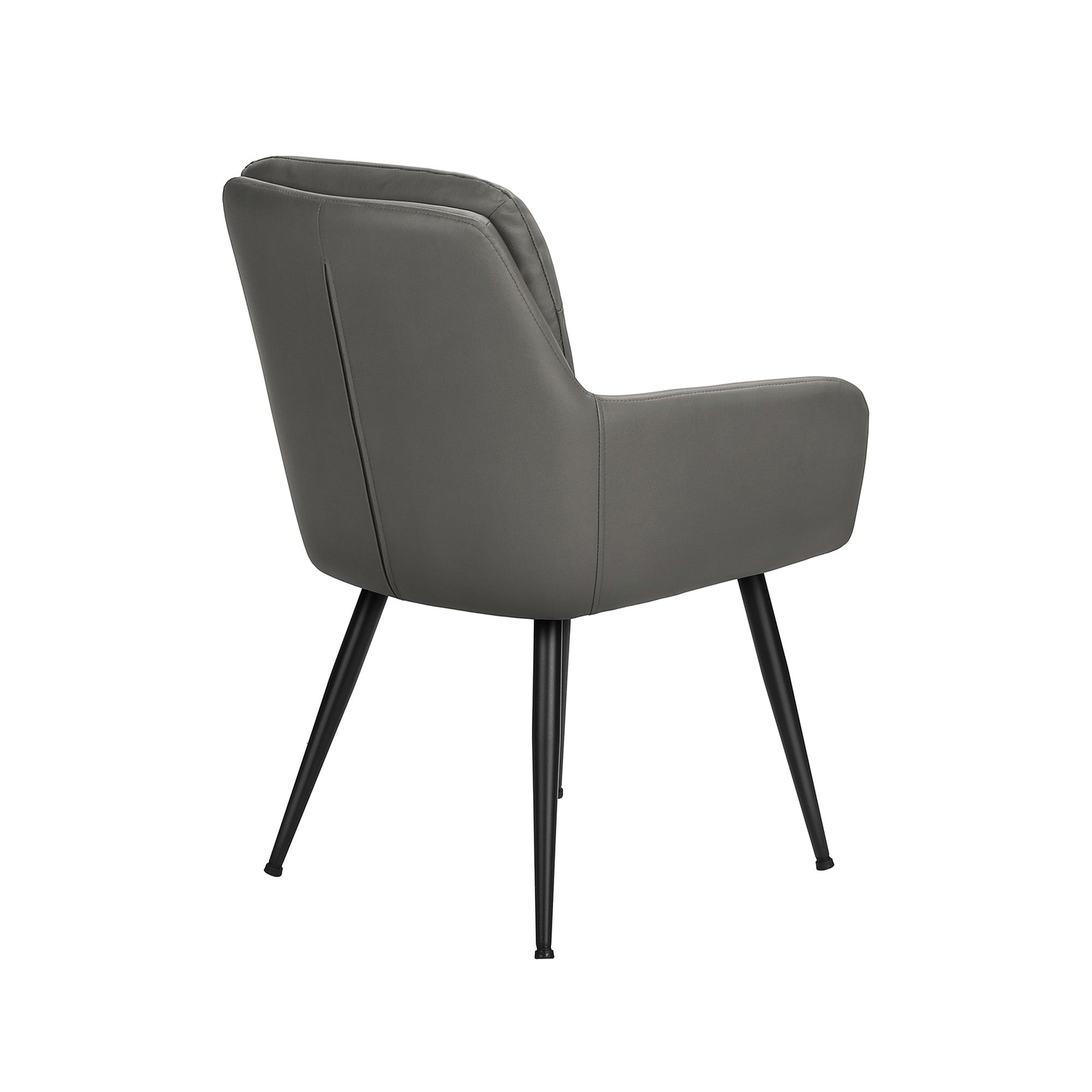 Jerry - Dining Chair - Grey PU Leather