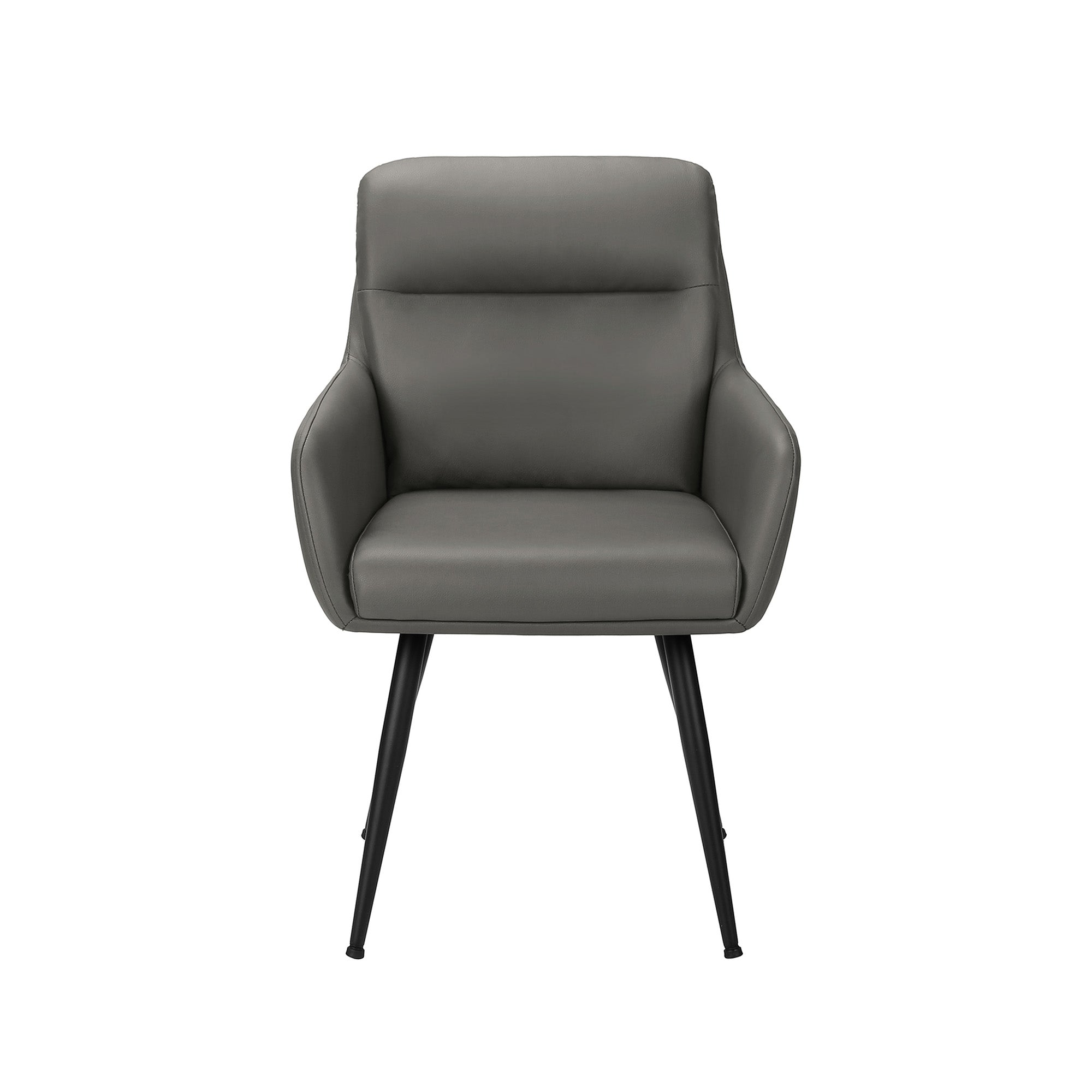 Jerry - Dining Chair - Grey PU Leather