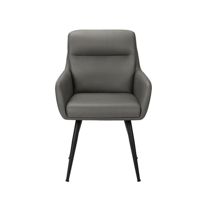 Jerry - Dining Chair - Grey PU Leather