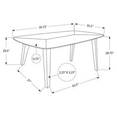 Oslo - Dining Room Set - Walnut & Beige