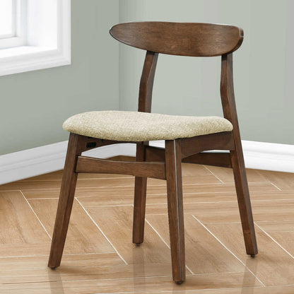 Oslo - Dining Chair - Walnut and Sand