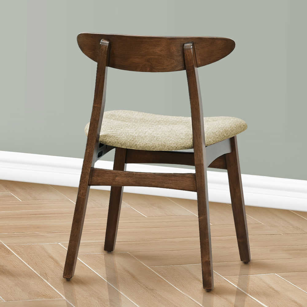 Oslo - Dining Chair - Walnut and Sand