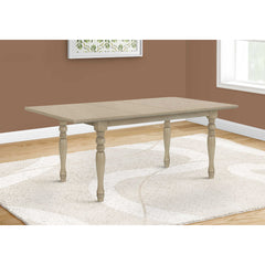 Dining Table - 42"X 59-78" / Antique Gray Veneered Wood