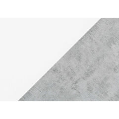 Table D'appoint - 36"L / Console Blanc / Simili-Ciment