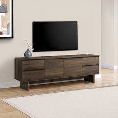 TV Stand - Vance - Brown Faux Wood - 72 in