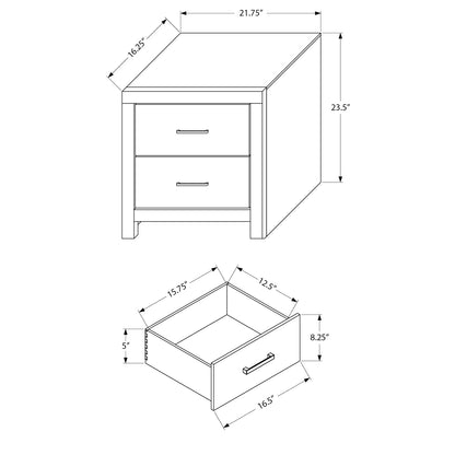 Meliora - Table de chevet - Chêne Blanchi