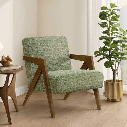 Alora - Chaise d'appoint - Tissu Vert