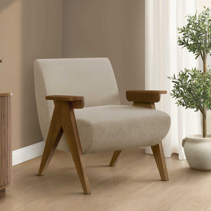 Brava - Chaise d'appoint - Tissu Beige