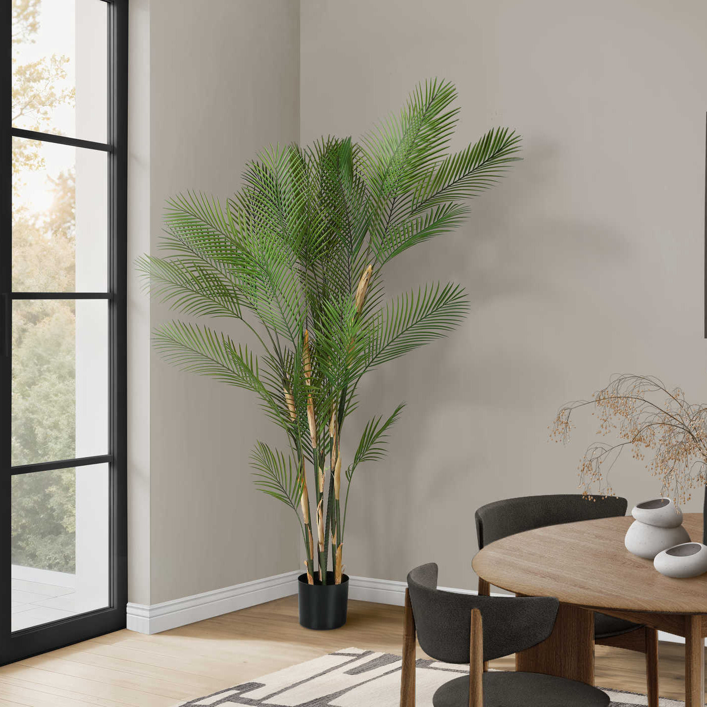 Artificial Plant - 83"H / Indoor Palm Tree in an 8" Pot
