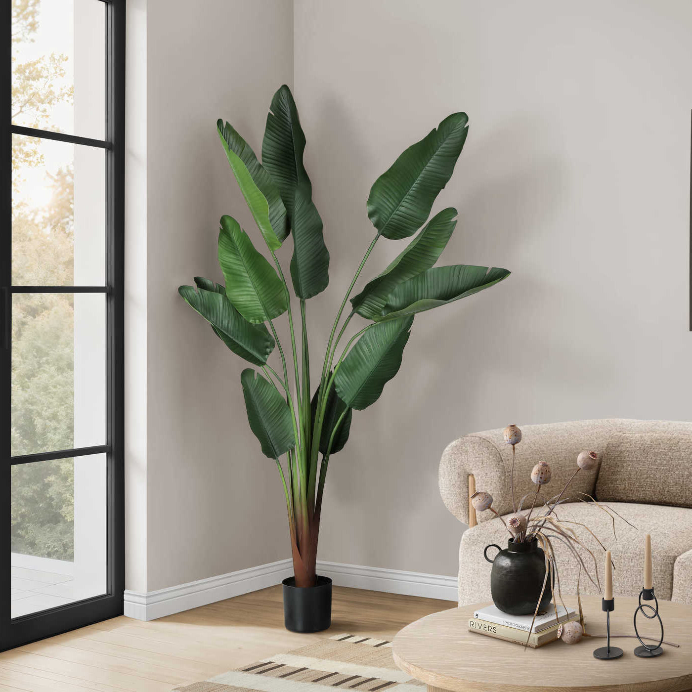 Artificial Plant - 83"H / Monstera Indoor Pot 8"