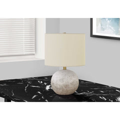 Table Lamp - 20"H / Concrete Gray / Ivory