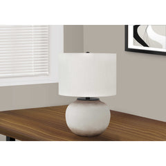 Table Lamp - 21"H / Ceramic Cream / Ivory