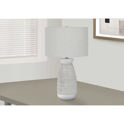 Table Lamp - 27"H / Ceramic Gray / Gray