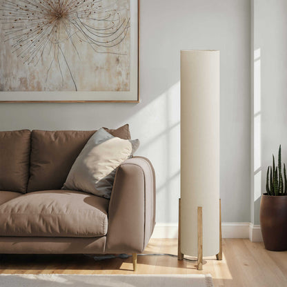 Floor lamp - 50"H / Ivory