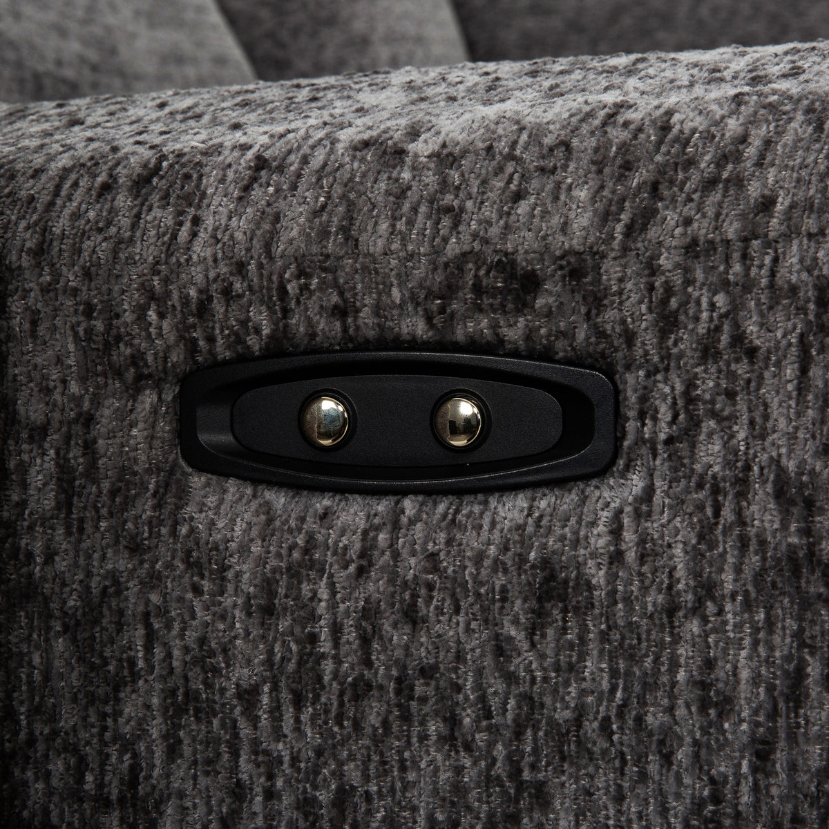 Elson - Power Reclining Sectional - Grey Fabric