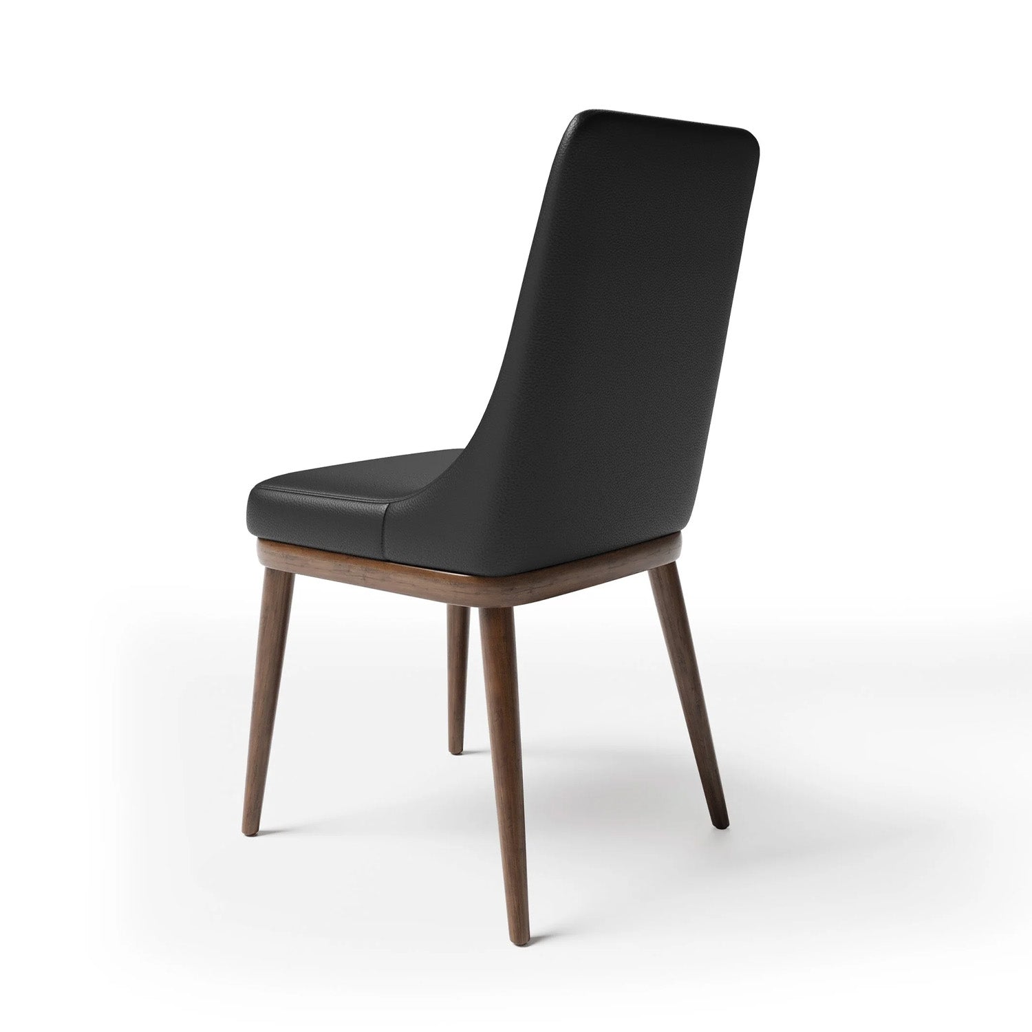 Iris - Dining Chair - Black Leather