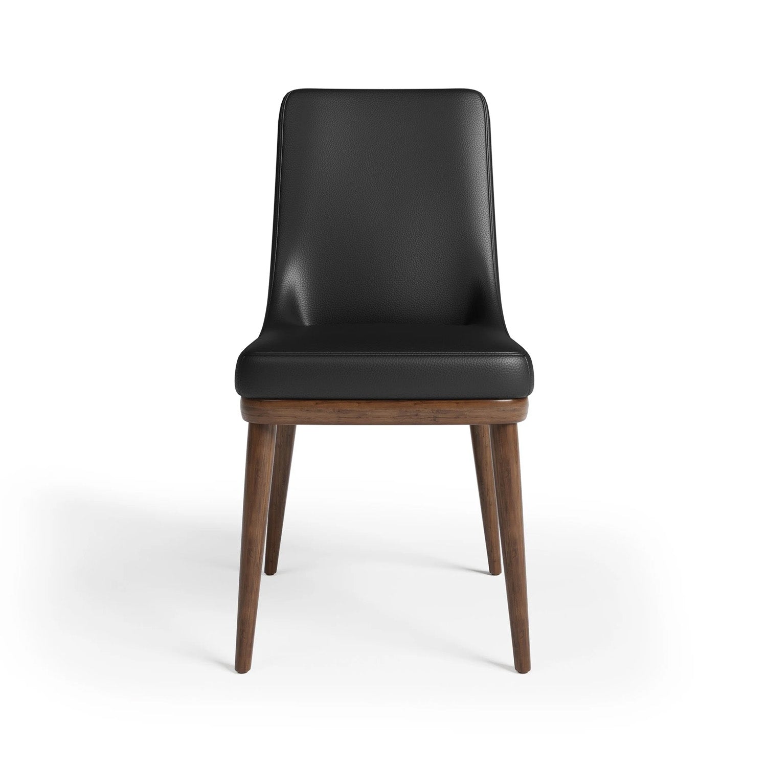 Iris - Dining Chair - Black Leather