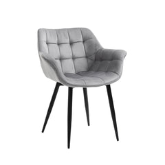 Calla - Dining Chair - Grey Velvet