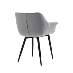 Calla - Dining Chair - Grey Velvet