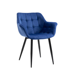 Calla - Dining Chair - Blue Velvet