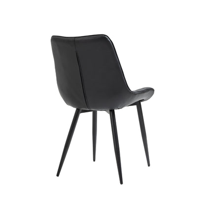 Valence/Aurora - Dining Room Set - Wood and Black