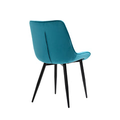 Aurora - Dining Chair - Blue Velvet