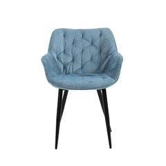 Felicia - Dining Chair - Blue Velvet