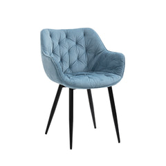 Felicia - Dining Chair - Blue Velvet