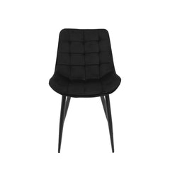 Aurora - Dining Chair - Black Velvet