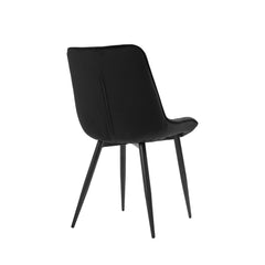 Aurora - Dining Chair - Black Velvet